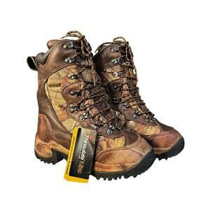 Cabela's Leather Boots Women's 7 Camo Dry-Plus Ultra Thinsulate Camo 81-3752